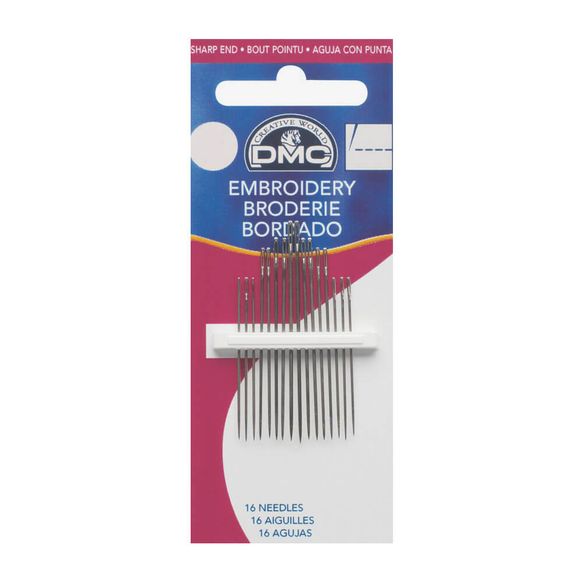 DMC Embroidery needles no.01-05 - 12pcs