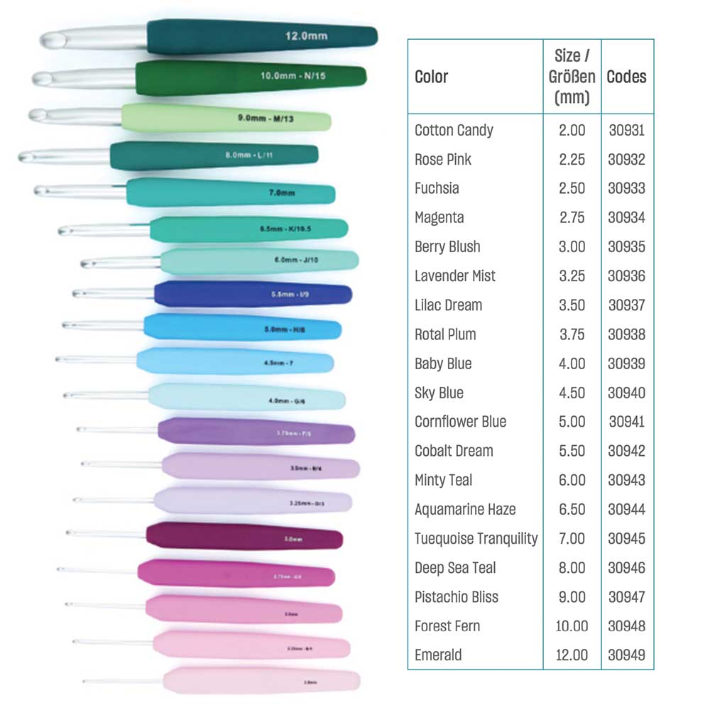 KnitPro Waves 2.0 haaknaalden softgrip