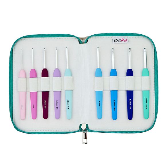 KnitPro Waves 2.0 crochet hook set 2.00-6.00mm Deluxe