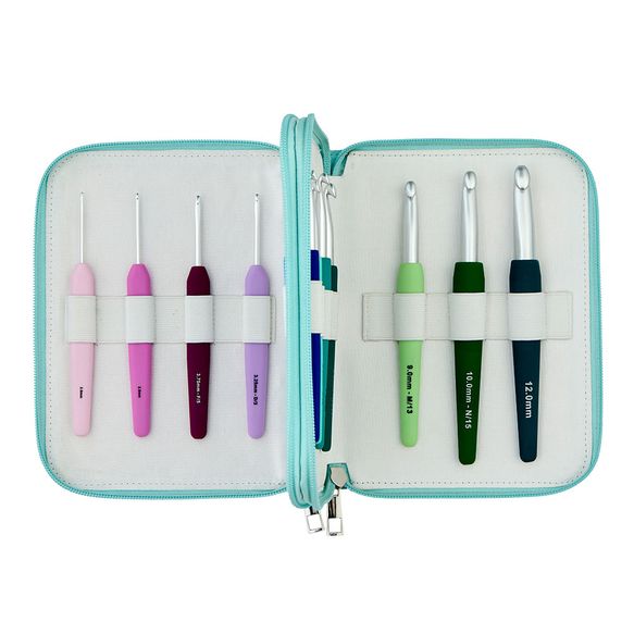 KnitPro Waves 2.0 crochet hook set 2.00-12.00mm Grande
