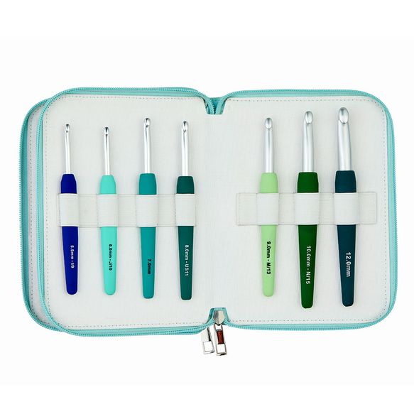 KnitPro Waves 2.0 crochet hook set 2.00-12.00mm Grande