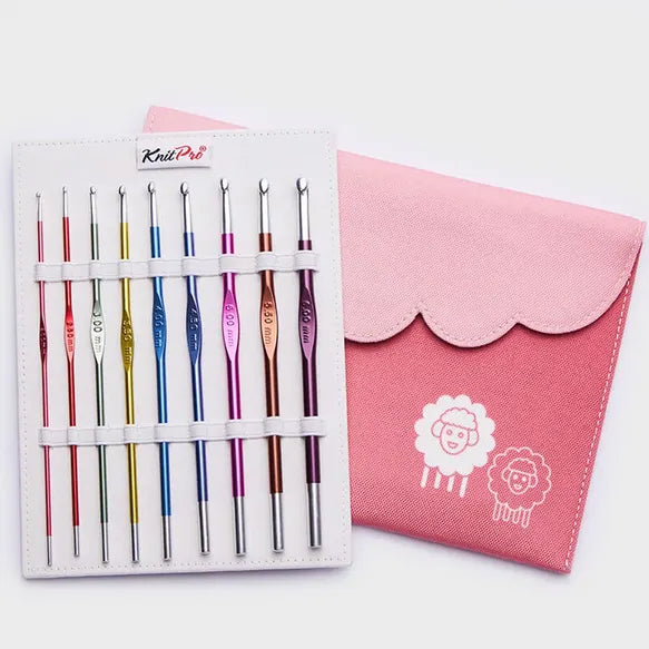 KnitPro Zing crochet hook set 15cm 2.00-6.00mm