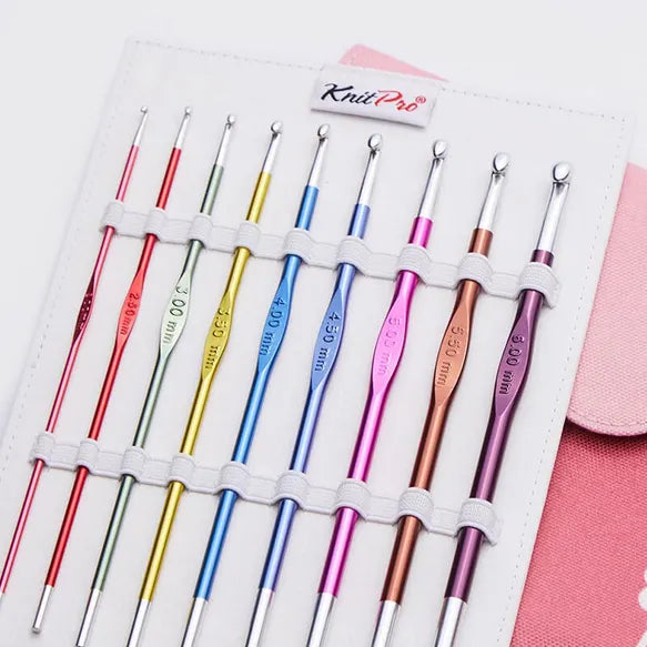 KnitPro Zing crochet hook set 15cm 2.00-6.00mm